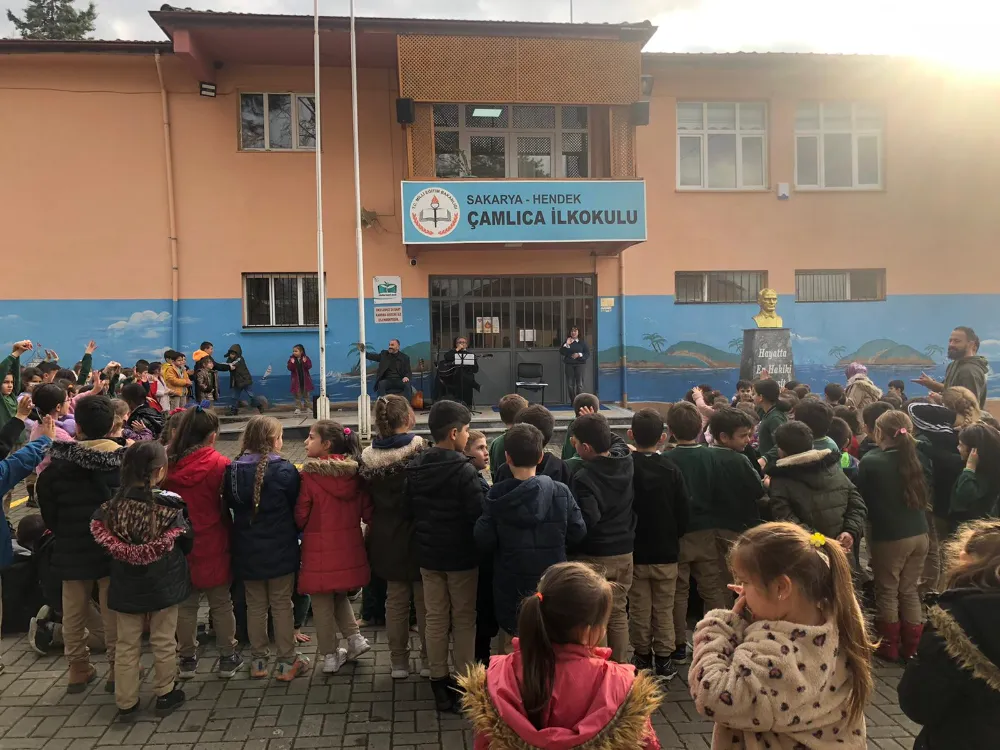 Çamlıca İlkokulu Öğrencileri Kültür ve Sanatla Buluştu