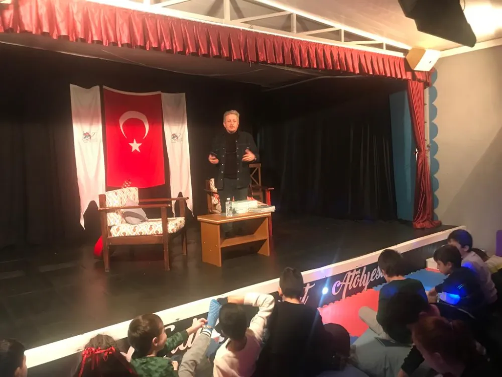 Çocuklarla kültür ve sanat üzerine söyleşi yaptık