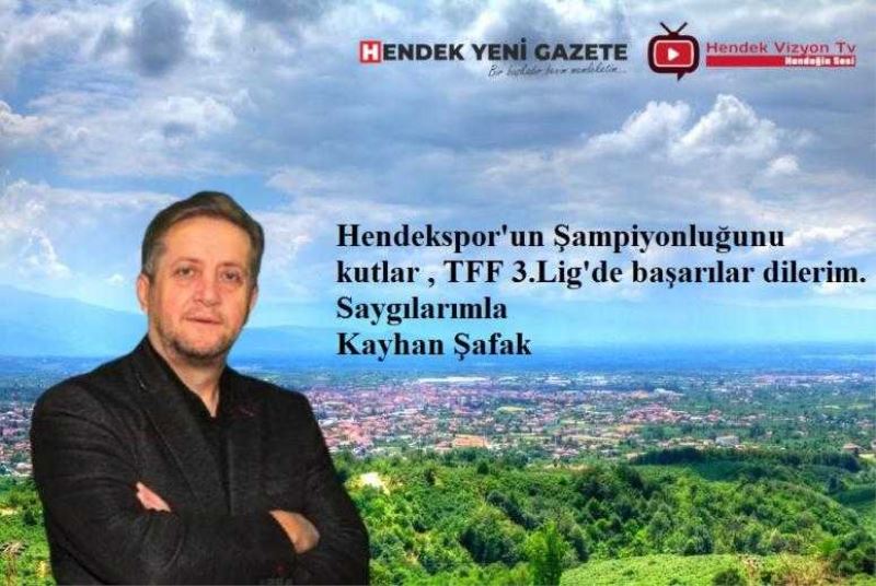Bu sene o sene...Şampiyon Hendekspor...